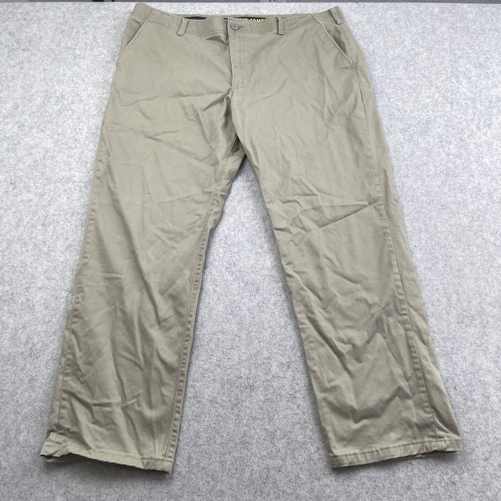 Lee Extreme Comfort Pants Mens 42x30 (41x28) Beige Straight Fit Stretch Chino
